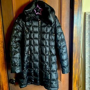 Laundry by Shelli Segal black winter coat.